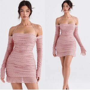 House of CB Estella Crystal Rhinestone Dress